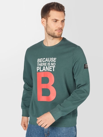 ECOALF Sweatshirt 'GREAT' in Green: front