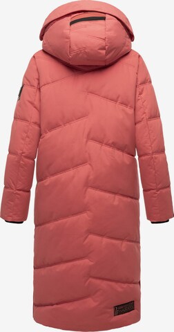 NAVAHOO Pitkä talvitakki 'Kuschelmausi' värissä vaaleanpunainen