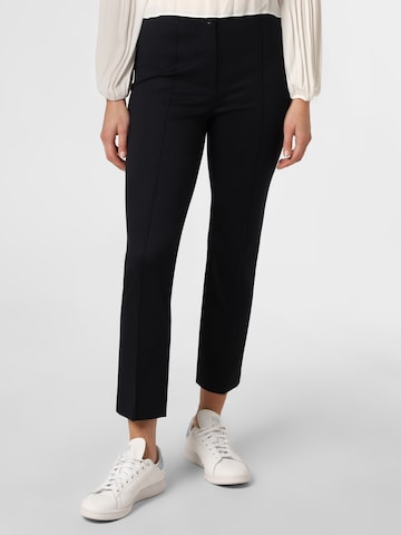 Coupe slim Pantalon Marc Cain en bleu : devant