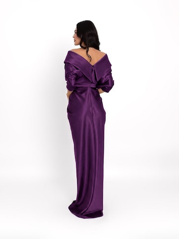 Robe de soirée acob a porter en violet