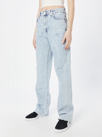 Pegador Wide leg Jeans 'ELLIOT' in Blauw: voorkant