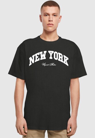 MT Upscale T-Shirt 'New York' in Schwarz: predná strana