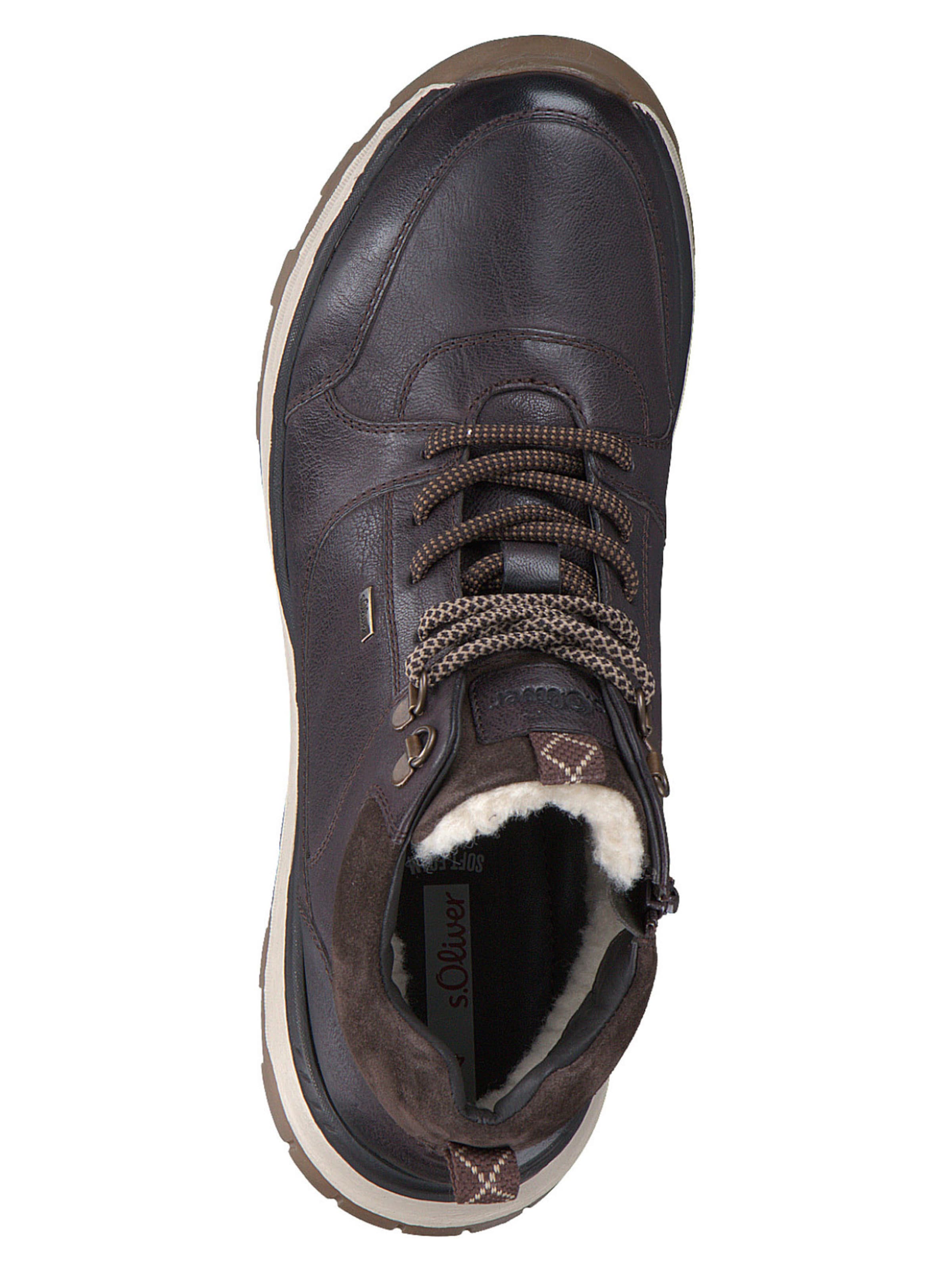 s.Oliver Veterboots in Bruin