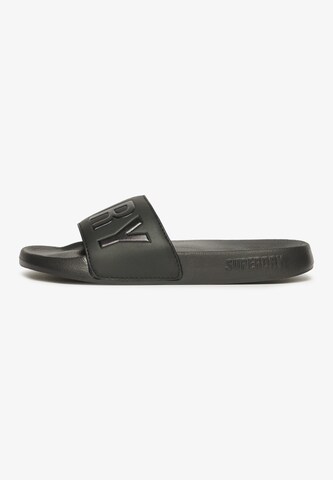Superdry Strand-/badschoen in Zwart