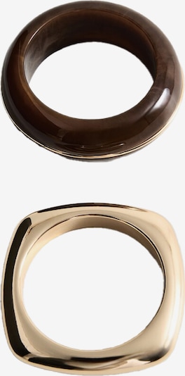 MANGO Narukvica 'SACHA' u tamno smeđa / zlatna, Pregled proizvoda