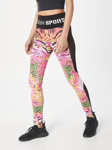 Plein Sport Skinny Leggings i blandingsfarger: forside