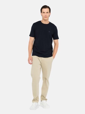 Liu Jo Koszulka 'LIU JO UOMO T-SHIRT BASICCONTRA T-SHIRT' w kolorze niebieski