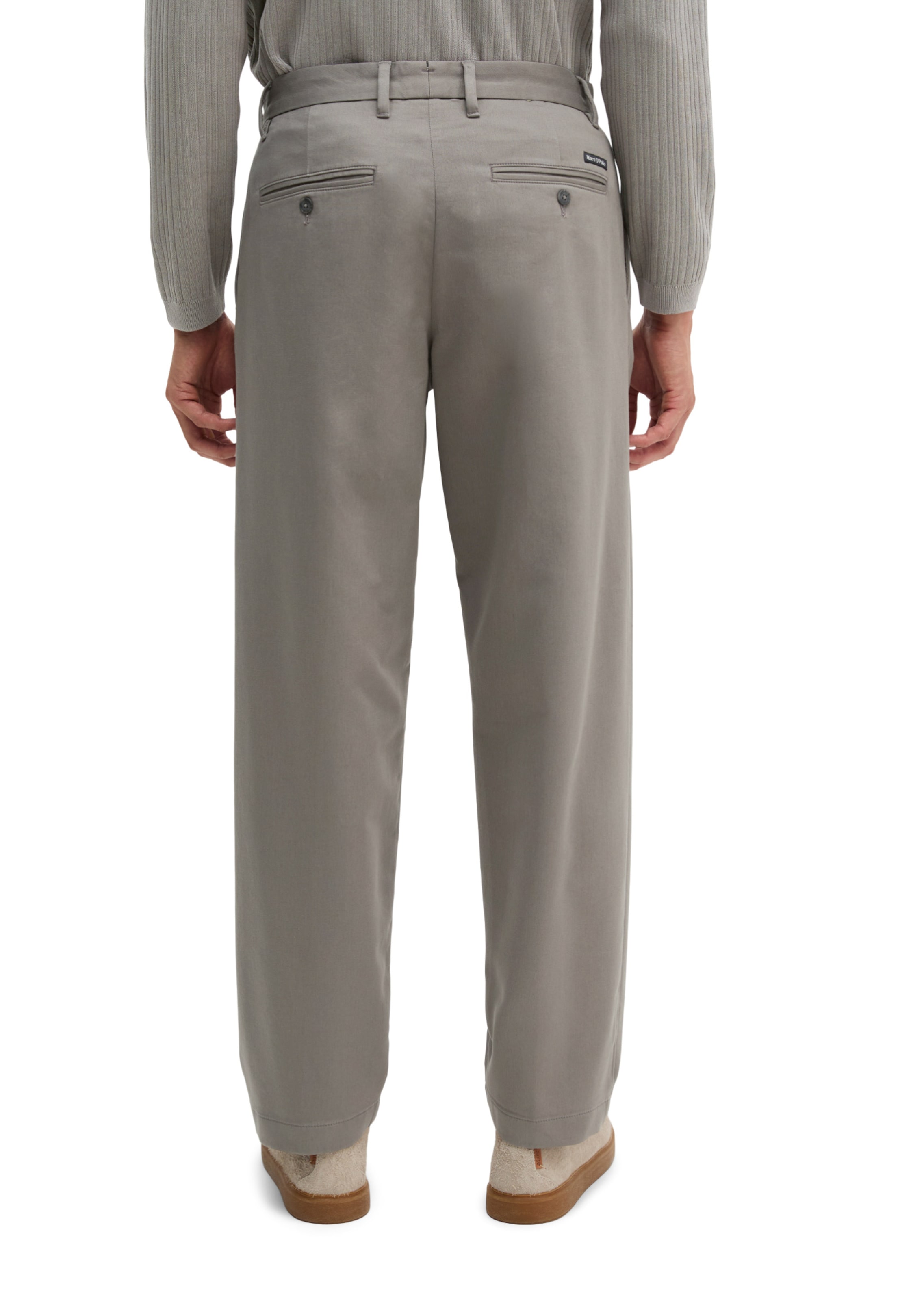 Marc O'Polo Regular Chinohose in Grau