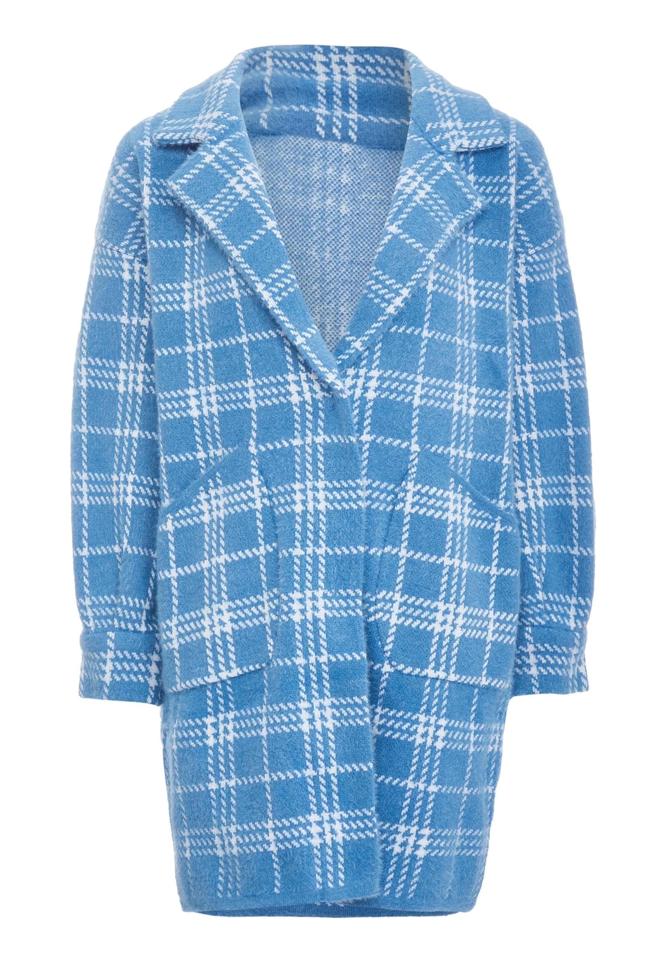 YASANNA - Casaco de malha em azul: frente