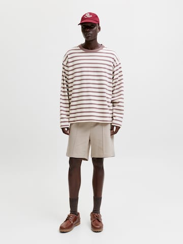 JACK & JONES Loose fit Pants 'JPSTKANE SOHO' in Beige