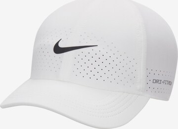 NIKE Športová šiltovka 'Club' - biela: predná strana