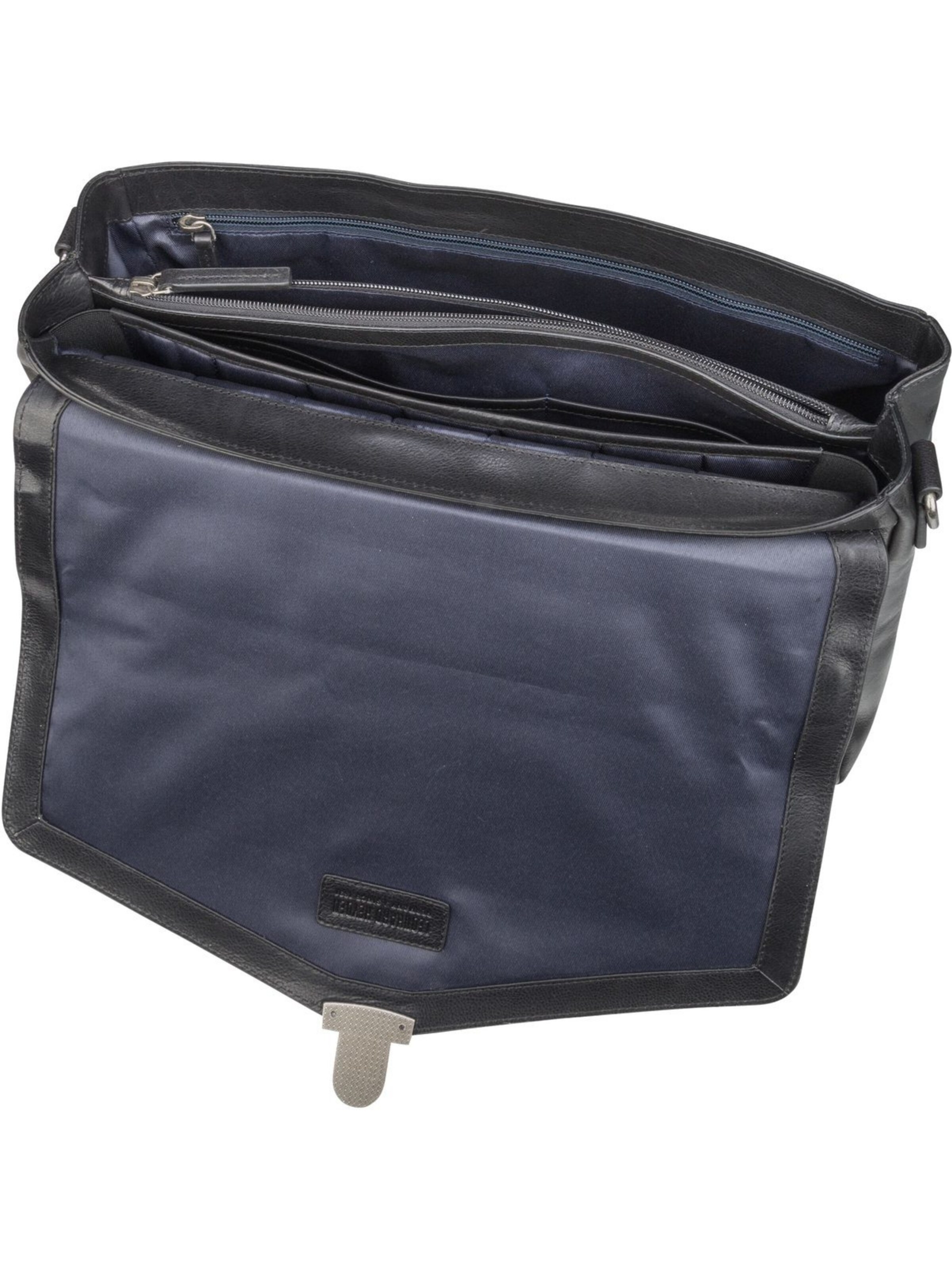 LEONHARD HEYDEN Aktentasche 'Roma' in Schwarz