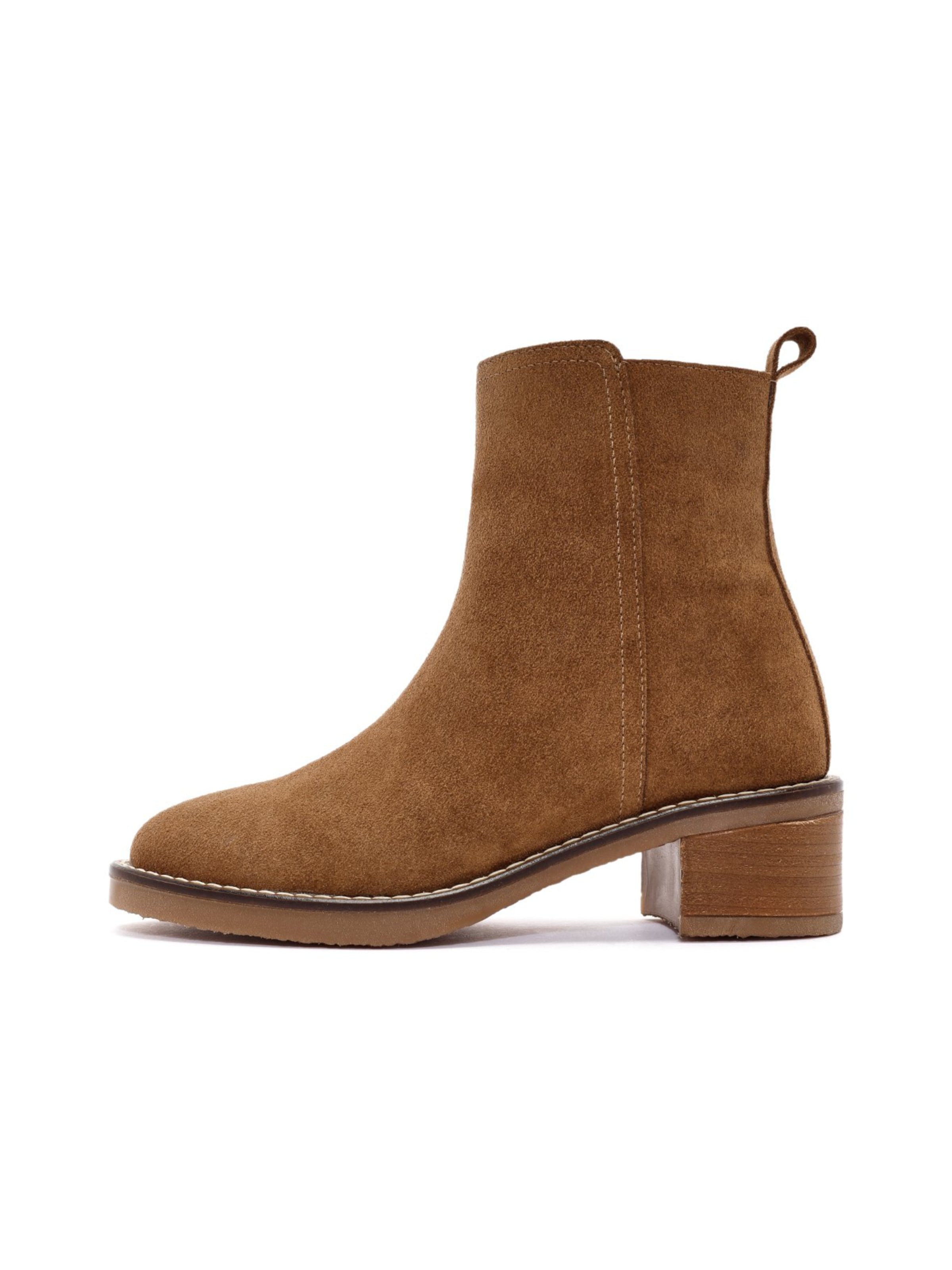 Ankle boots di Derimod in marrone: frontale