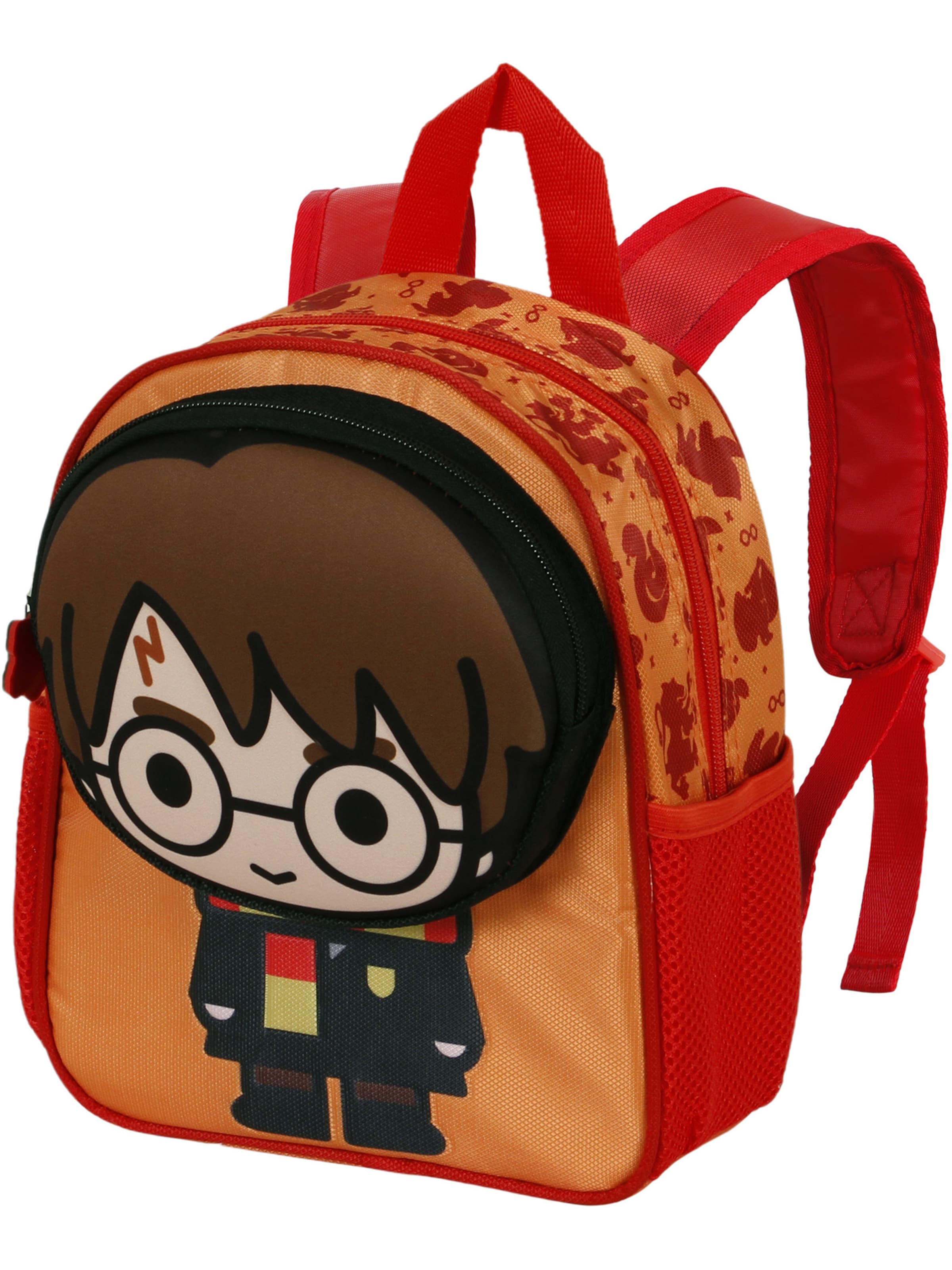 Warner Bros. Backpack 'Harry Potter Bobblehead-Pocket' in Orange