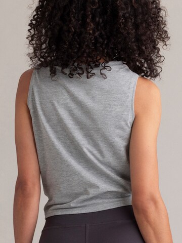 Hey Honey Top 'Cropped' in Grau