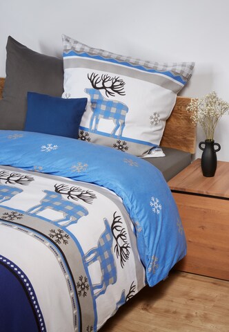 SCHIESSER Duvet Cover 'Verda' in Blue