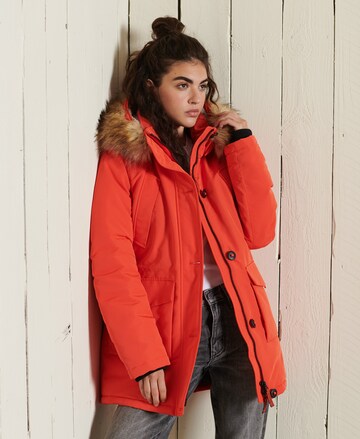 Superdry Winter Jacket in Orange