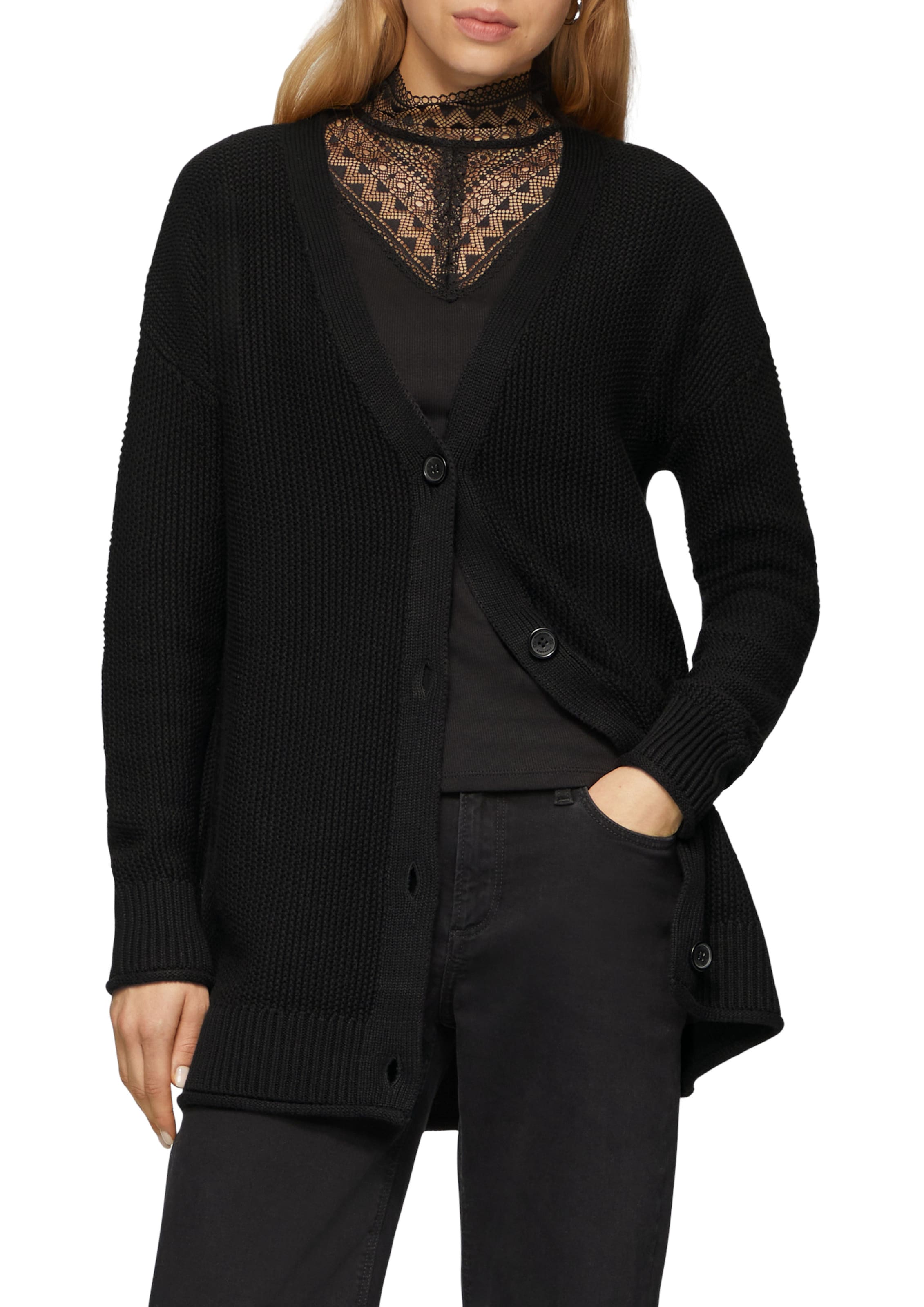 Cardigan QS en noir