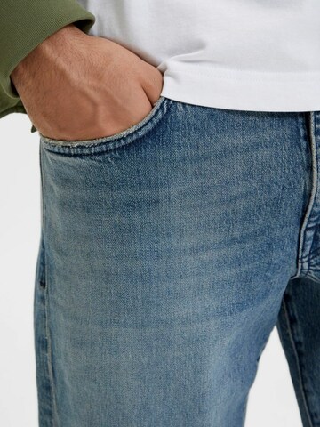 SELECTED HOMME regular Jeans 'Scott' i blå