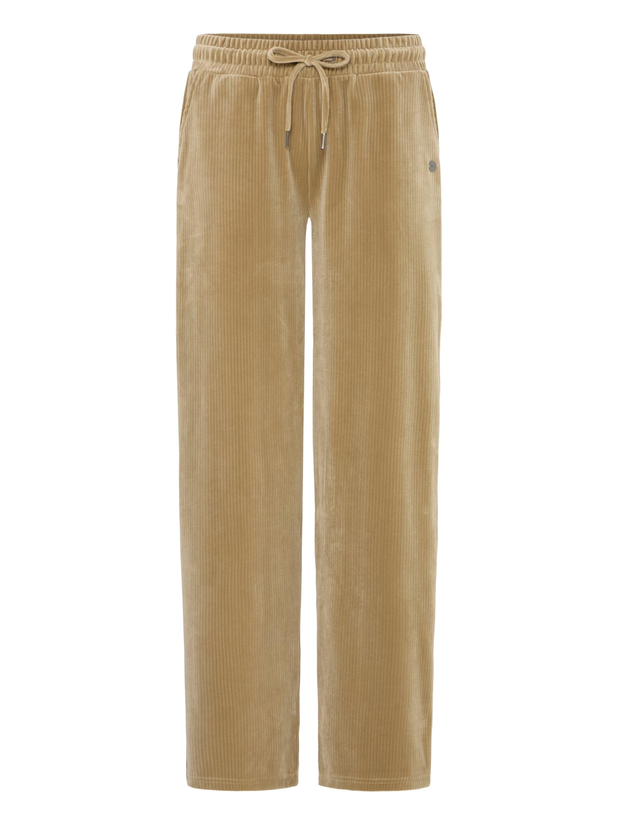 Oxmo - Regular Calças ' OXEBBA WIDE LEG ' em castanho: frente