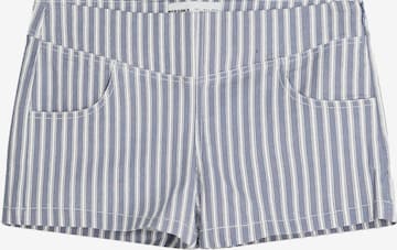 BershkaSkinny Hlače - plava boja: prednji dio