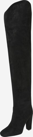 Misspap - Botas sobre la rodilla en negro: frente