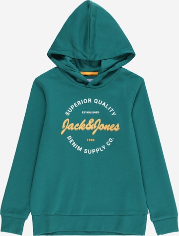 Jack & Jones Junior Sweatshirt 'Andy' in Grün: predná strana
