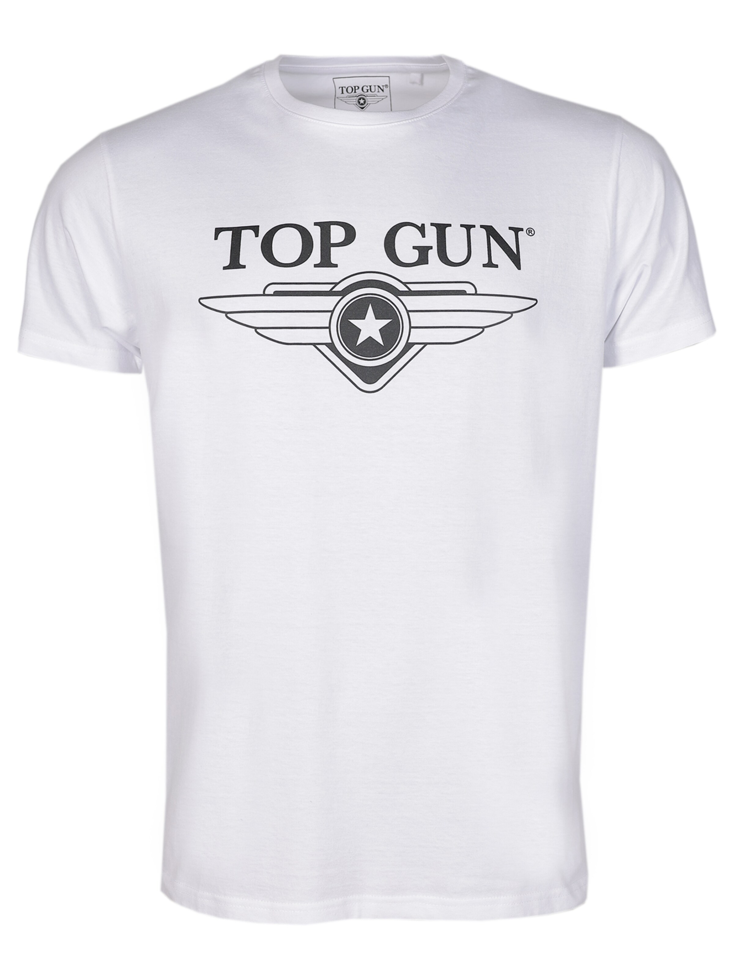 TOP GUN Shirt 'TG2024002' in Black / White, Item view