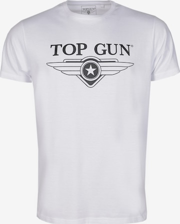 TOP GUN Shirt 'TG2024002' in White: front