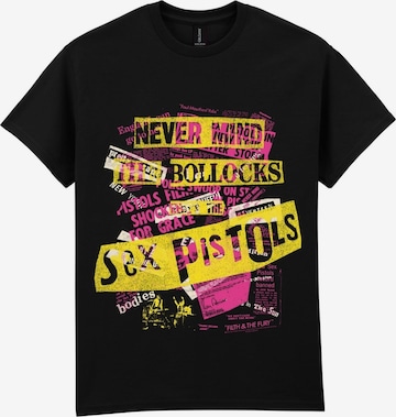 T-Shirt 'Sex Pistols Never Mind The Bollocks T-Shirt' Sex Pistols en noir : devant