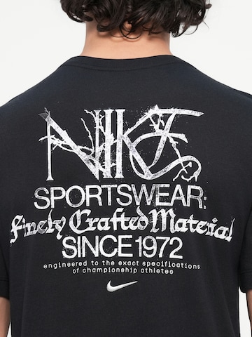 Nike Sportswear Тениска 'WINGS CITY' в черно