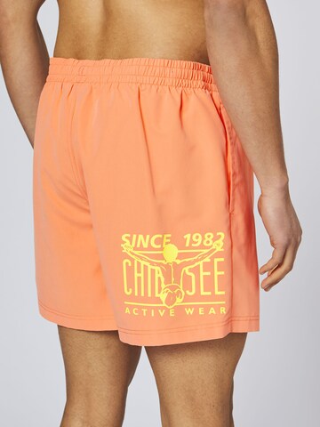 CHIEMSEE Athletic Swim Trunks in Orange