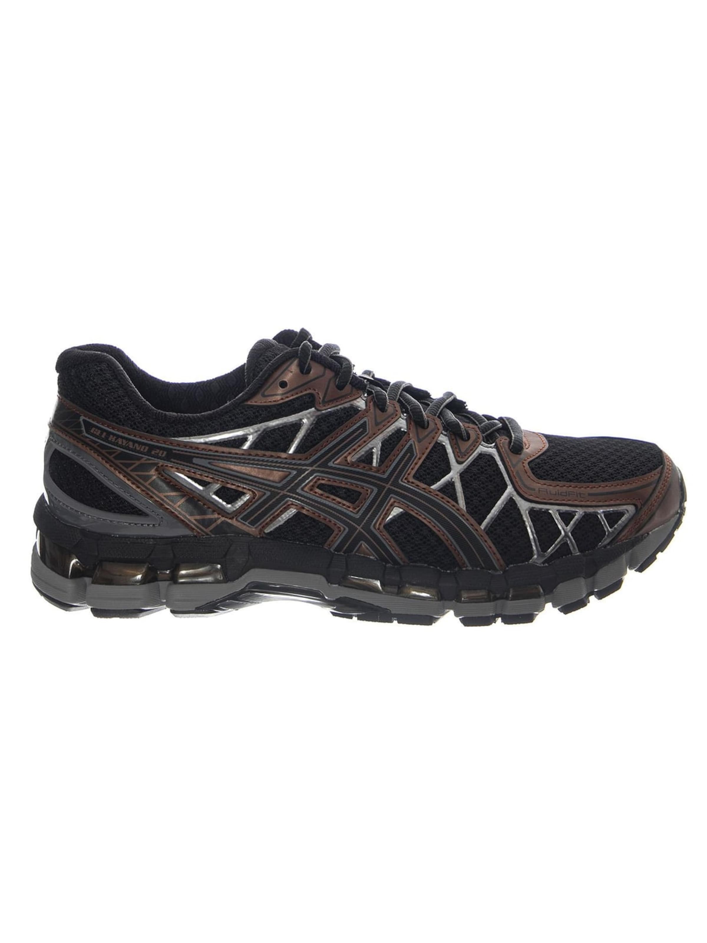 ASICS Sporty snøresko 'Gel-Kayano 20 Black/Reddish Brown -- Men's Black Shoes' i sort: forside