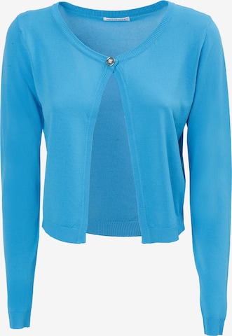 Cardigan Influencer en bleu : devant