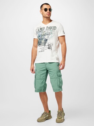 CAMP DAVID Regular Cargo Pants in Green