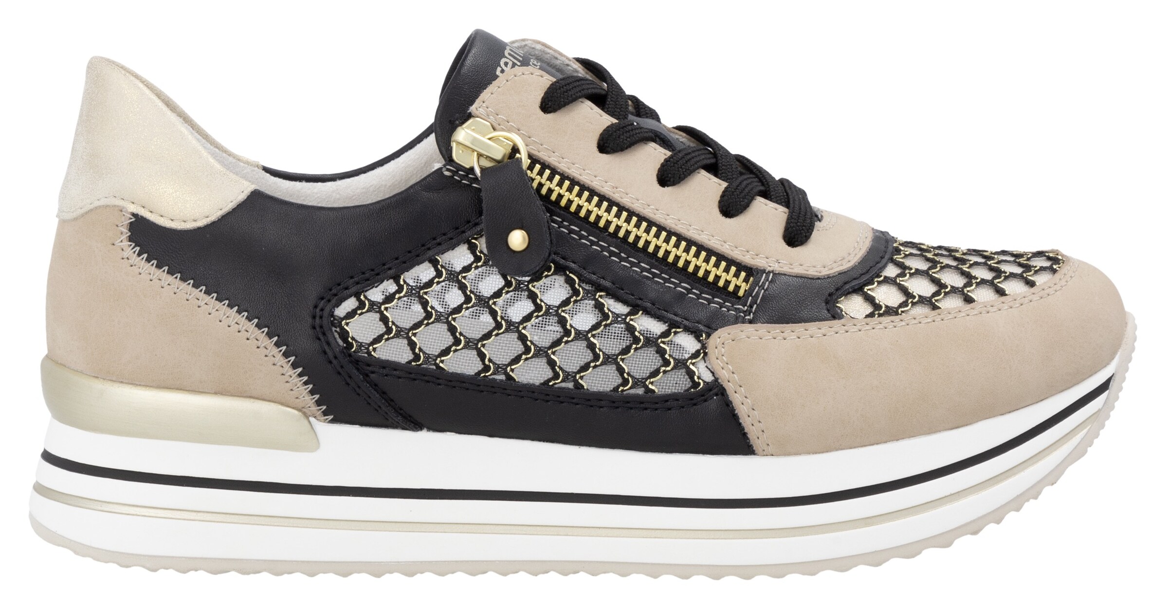 REMONTE Sneakers laag in Beige