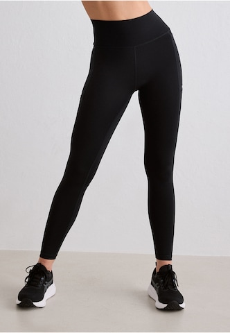 Aim'n Skinny Sports trousers in Black: front