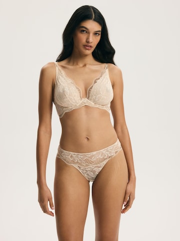 ESOTIQ - Clásico Sujetador 'Soft-BH Vivian, transparentes Mesh - bequem & feminin, feminine Wäsche, Damen' en beige