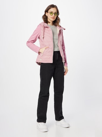 Ragwear Between-Season Jacket 'LUCINDA' in Pink