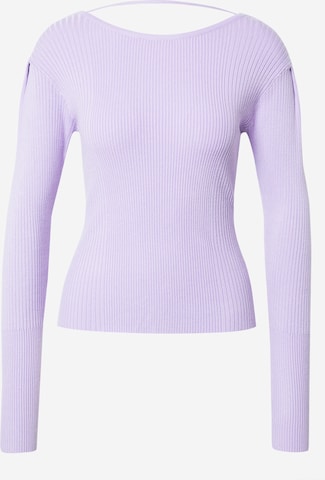 Warehouse Sweater in Purple: front