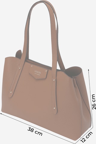 GUESS Tasche 'Brenton' in Braun