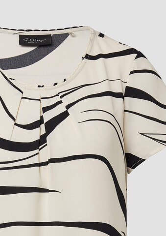 s.Oliver BLACK LABEL Blouse in Beige
