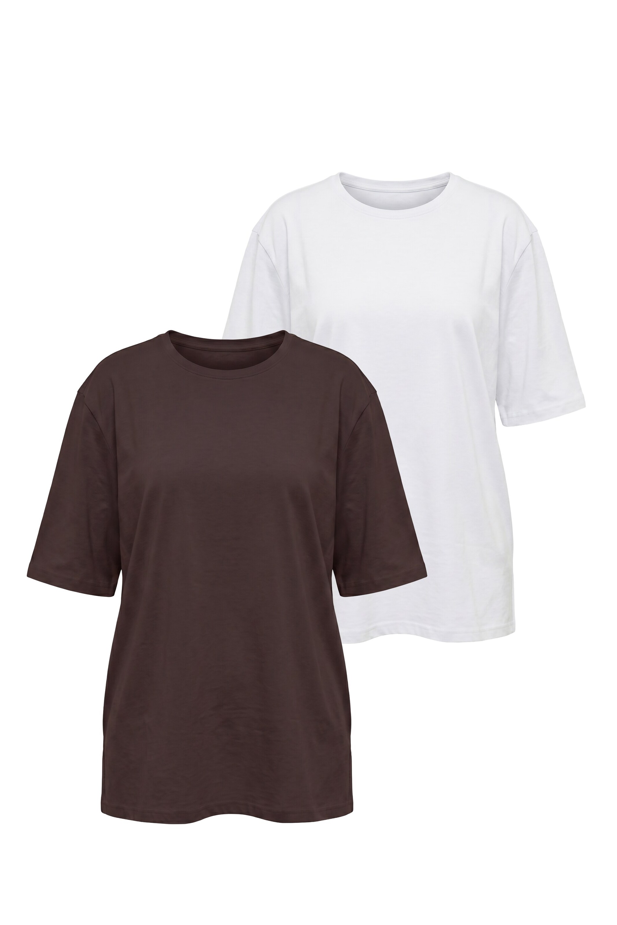 Ulla Popken Shirt in Braun: Vorderseite
