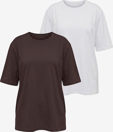 Ulla Popken Shirt in Braun: Vorderseite