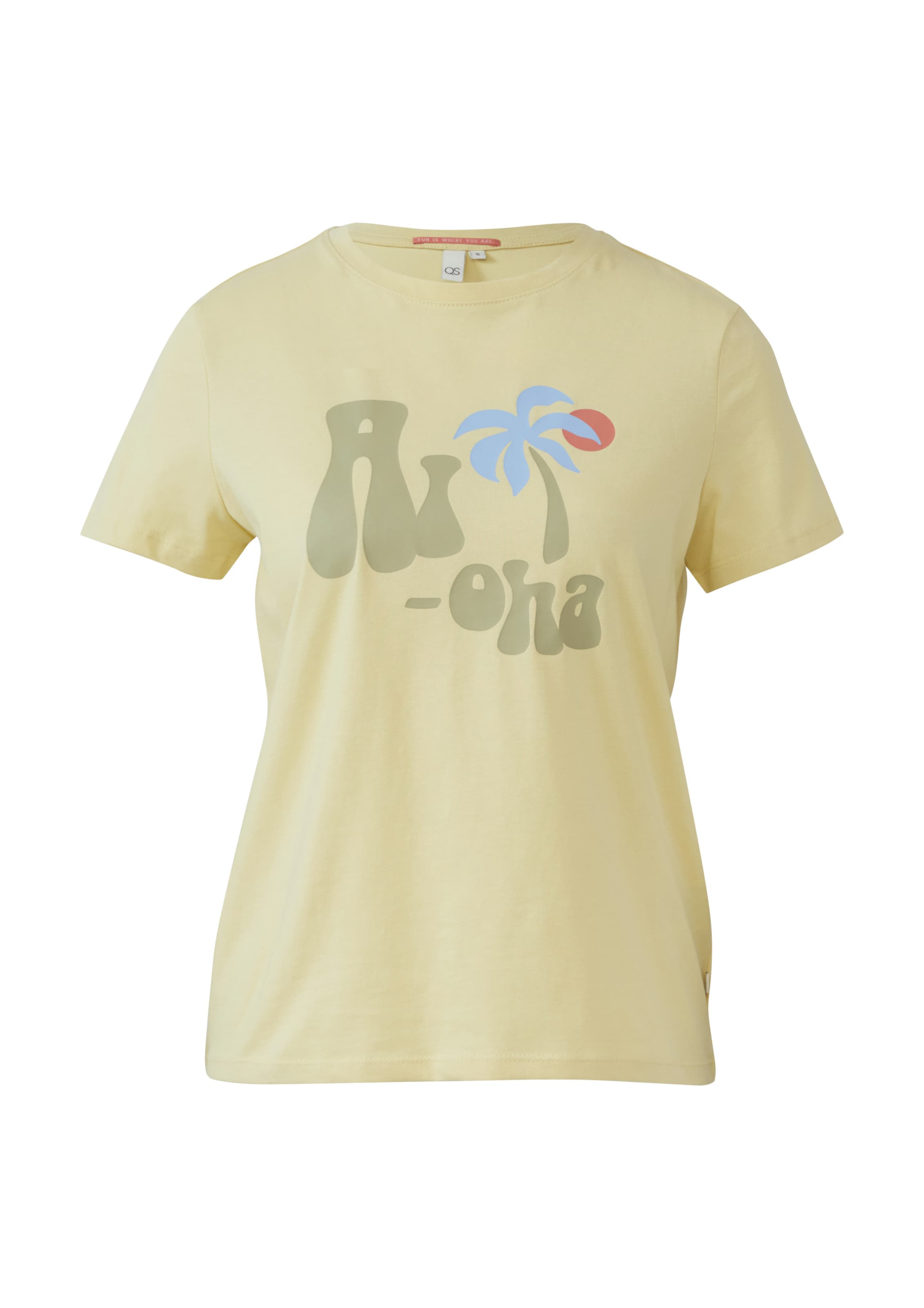 QS Shirt in Yellow: front