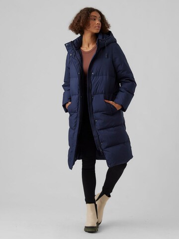 VERO MODA Wintermantel in Blauw