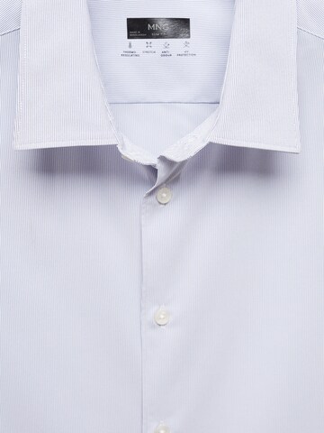 MANGO MAN Slim fit Button Up Shirt 'Nacka' in Blue