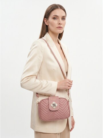 Borsa a spalla 'Borsa a Mano Donna Ecopelle Vegan - Chiusura Zip e Tracolla' di Baldinini Trend in rosa