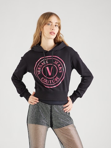 Versace Jeans Couture Sweatshirt in Schwarz: predná strana