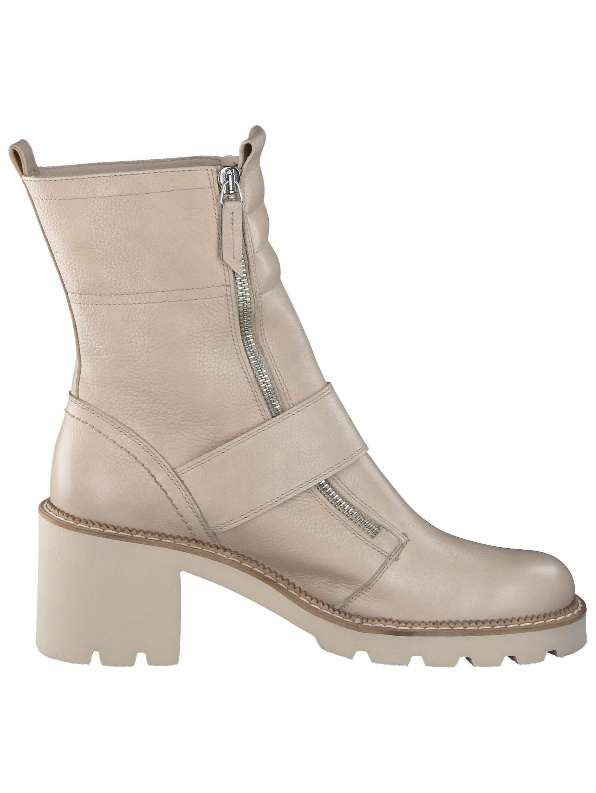 Paul Green Enkellaarsjes in Beige